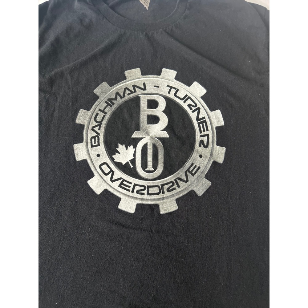 Bachman-Turner Overdrive BTO Band T-Shirt Black Gildan Heavy Cotton Mens Medium